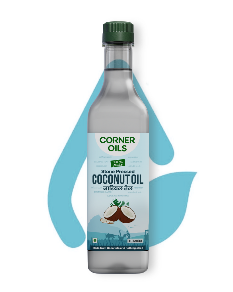 Coconut Oil, Stone Pressed, 100% Pure