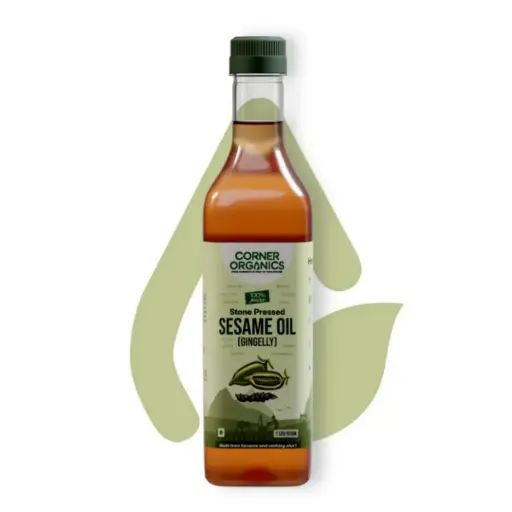 [COSE-1L-B] Sesame (Gingelly) Oil, Stone Pressed, 100% Pure