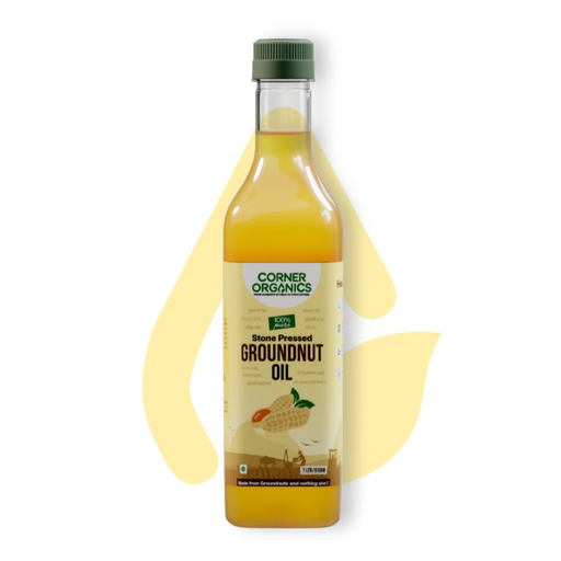 [COGN-1L-B] Groundnut Oil, Stone Pressed, 100% Pure
