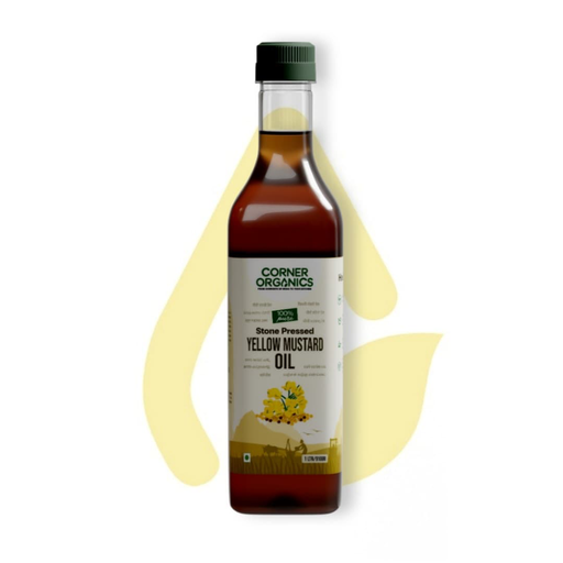[COYM-1L-B] Yellow Mustard Oil, Stone Pressed, 100% Pure